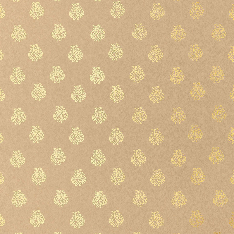 Kaladera Gilt 5005257 by Schumacher Designer Wallpaper JAIPUR / HAND BLOCK PRINTS Paper 0 INDIA </p><p>Repeat: Horizontal: and Vertical: 7" (18CM) 27 - Swanky Fabrics -
