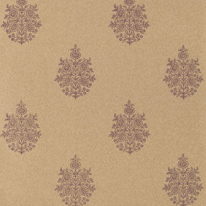 Schumacher Wallpaper Asara Flower Aubergine 5005324