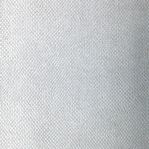 Schumacher Wallpaper Snakeskin Silver 5005820
