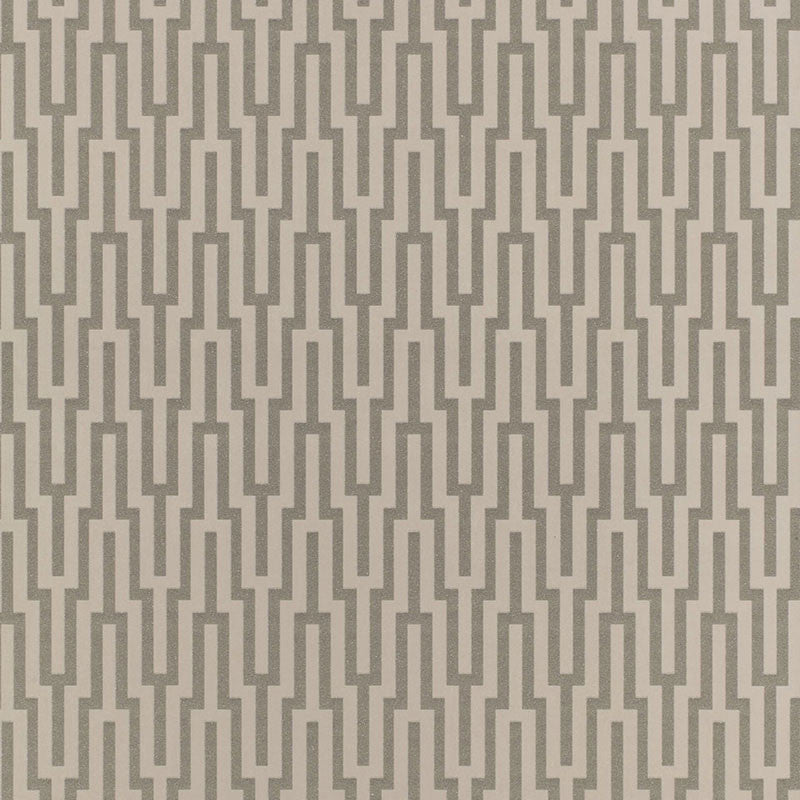 Metropolitan Fret Taupe 5005892 by Schumacher Designer Wallpaper BYZANTIUM Paper 0 UNITED KINGDOM </p><p>Repeat: Horizontal: 3 3/8" (9CM) and Vertical: 6 3/8" (16CM) 27 - Swanky Fabrics -