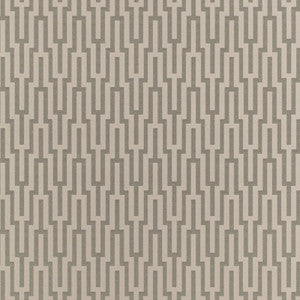 Schumacher Wallpaper Metropolitan Fret Taupe 5005892