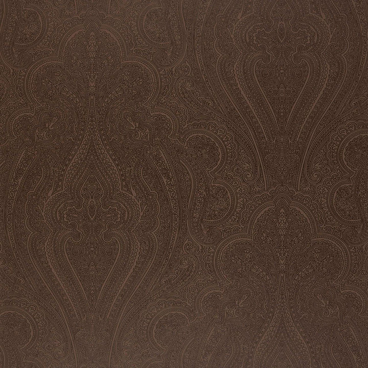 Breckenridge Paisley Java 5006242 by Schumacher Designer Wallpaper LUXE LODGE Paper 0 UNITED KINGDOM </p><p>Repeat: Horizontal: 27" (69CM) and Vertical: 25 1/4" (64CM) 27 - Swanky Fabrics -