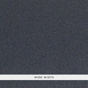 Schumacher Wallpaper Chester Wool Sidewall Denim 5006297