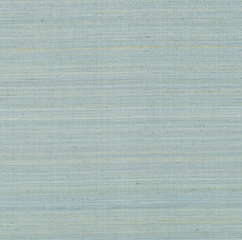 Schumacher Wallcovering Shaded Silk - Aqua