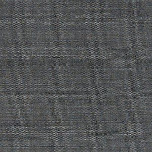 Schumacher Wallpaper Hemp Shimmer Slate Shimmer 5007879