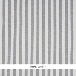 Schumacher Wallpaper Linen Stripe Grey 5010252