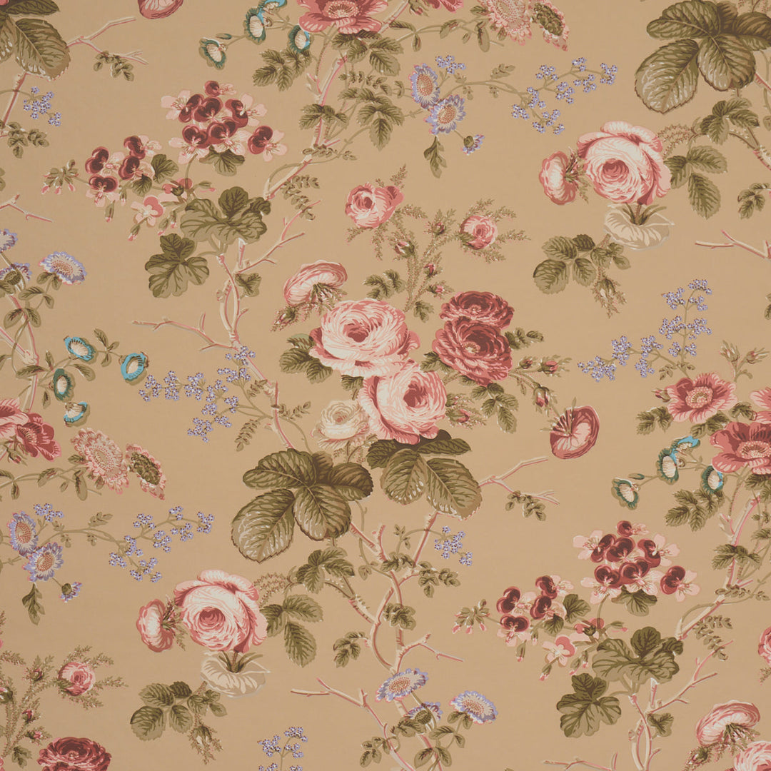Schumacher Wallcovering Salisbury - Tobacco