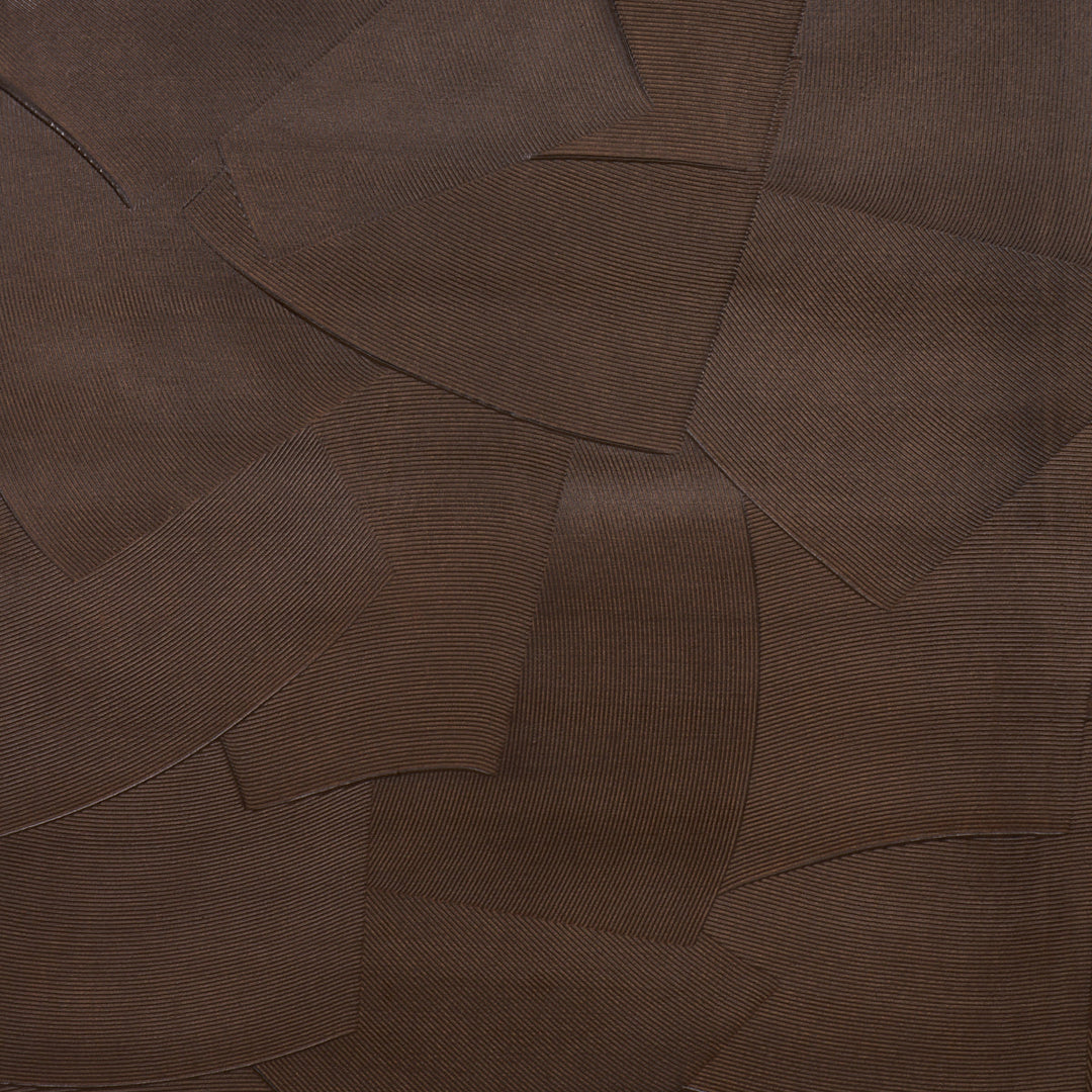Schumacher Wallcovering Hand Combed Plaster - Brown