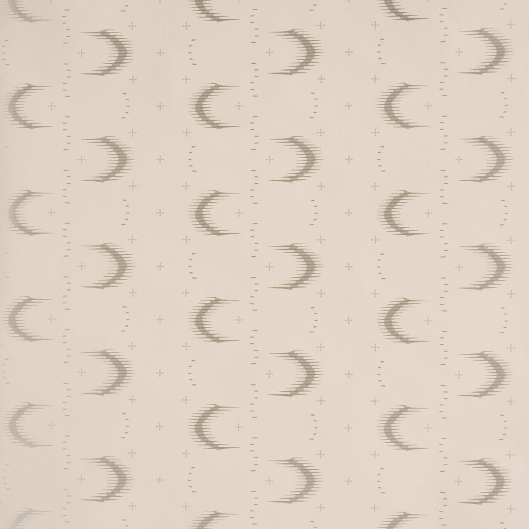Schumacher Wallcovering Aristelle - Warm Silver
