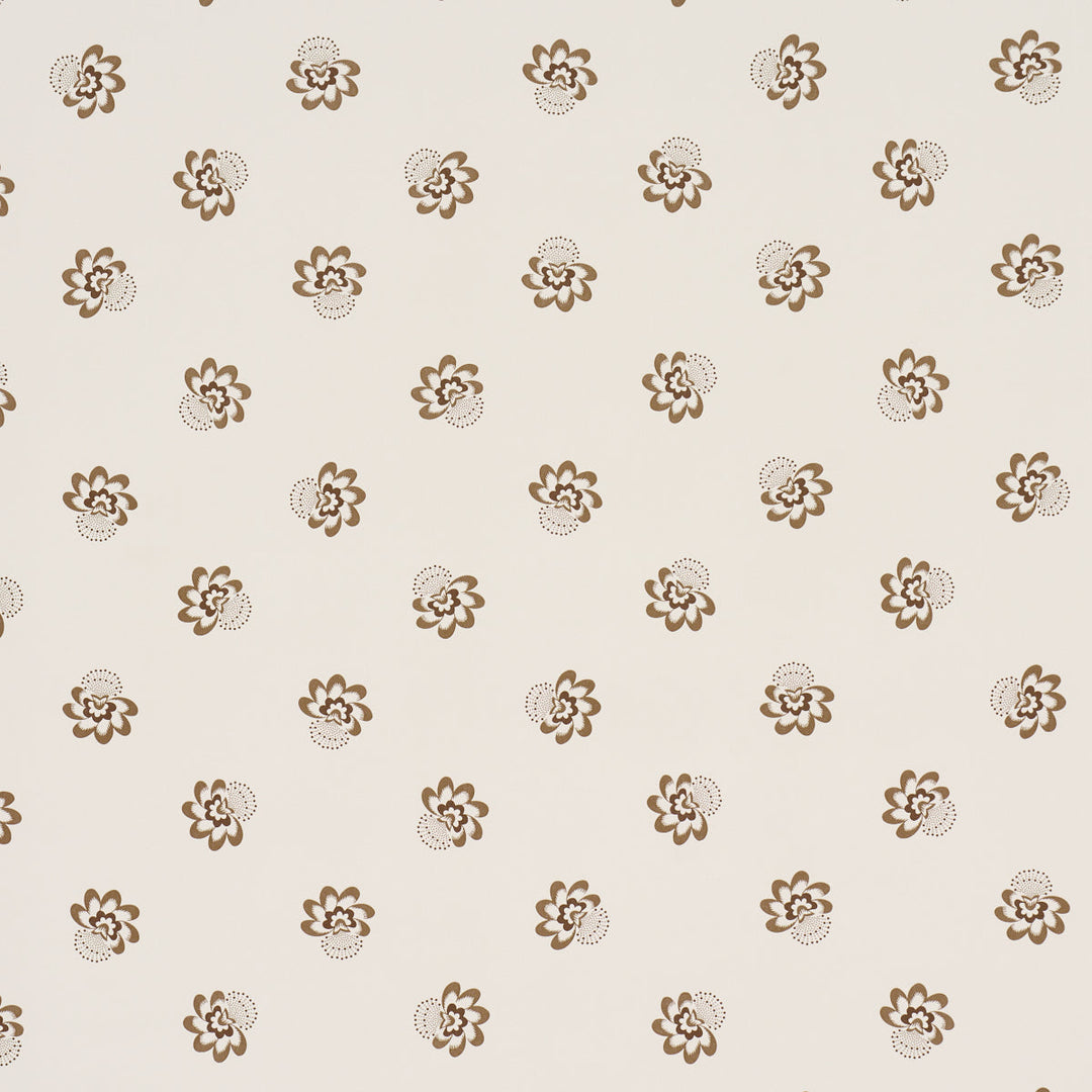 Schumacher Wallcovering Auclair Floral - Brown