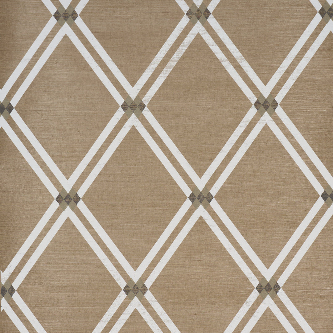 Schumacher Wallcovering Asolo Sisal - Sepia