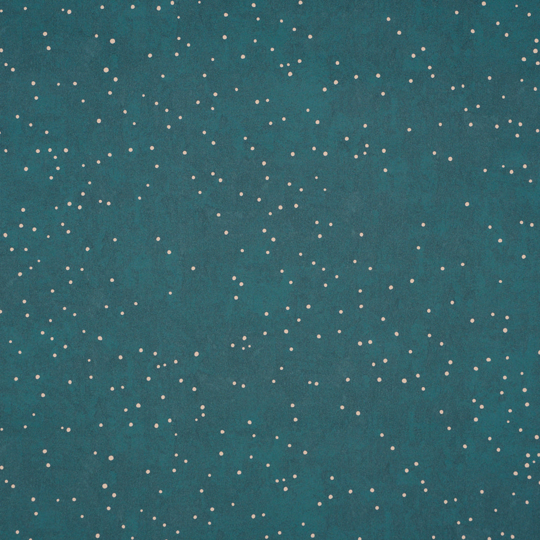 Schumacher Wallcovering Brindille Starry Sky - Peacock