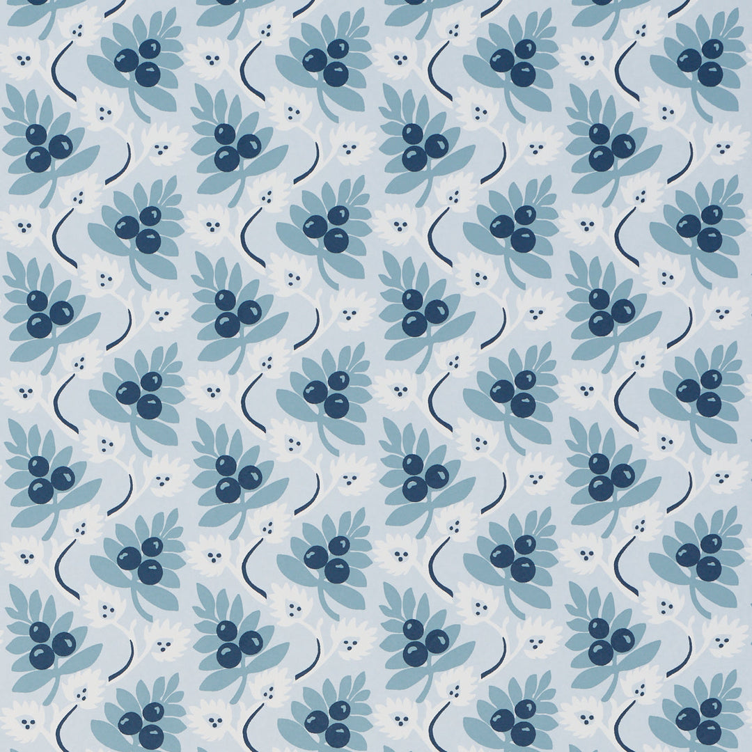 Schumacher Wallcovering Custis Orchard - Sky