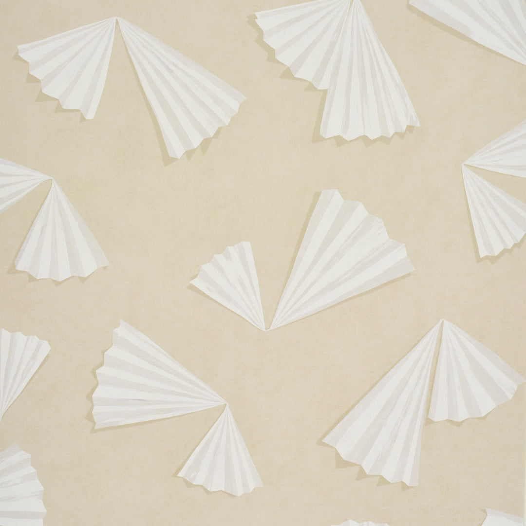 Schumacher Wallcovering Antoinette - Warm White
