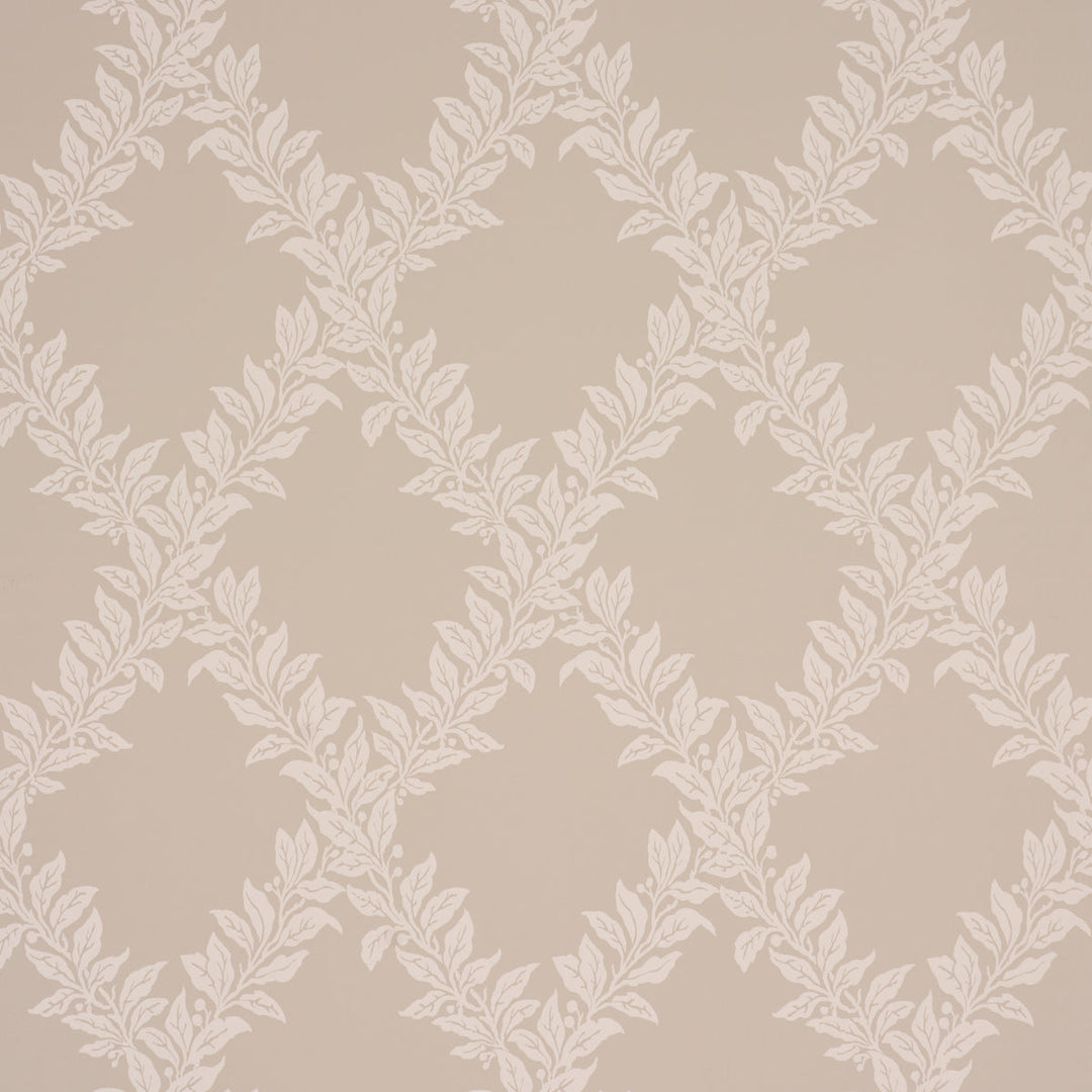 Schumacher Wallcovering Tyninghame Trellis - Neutral