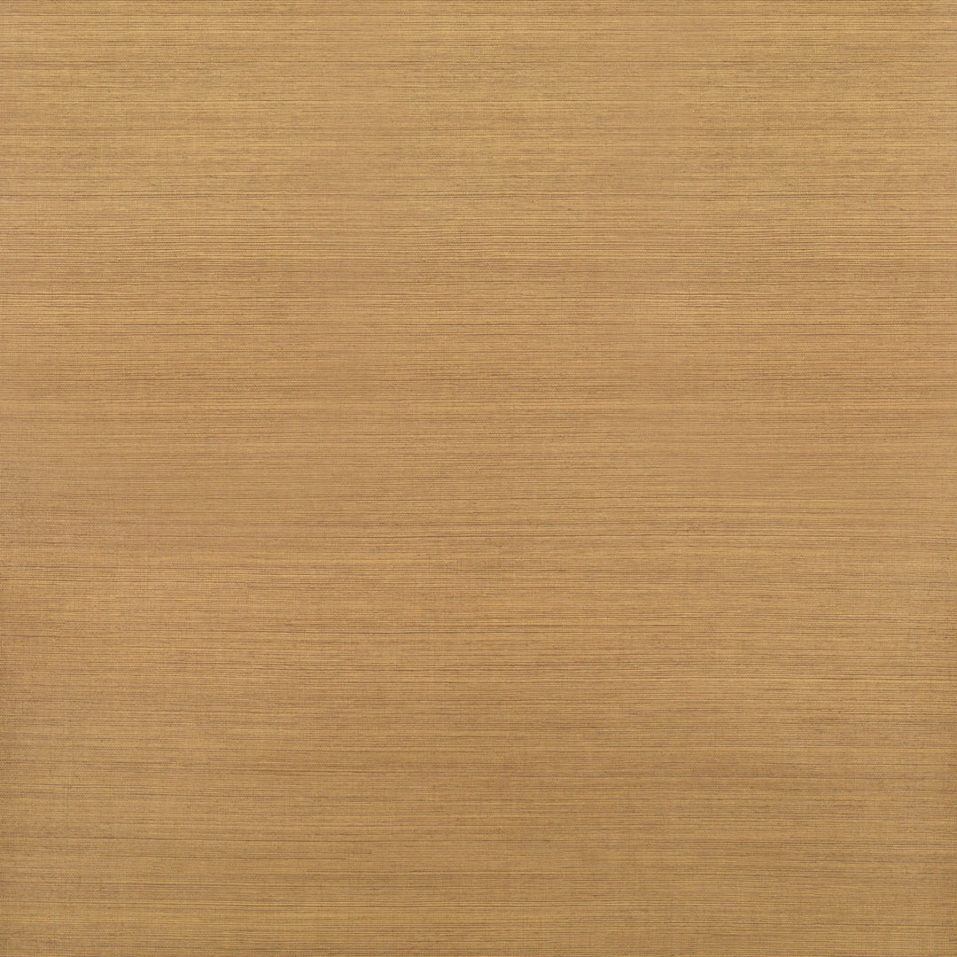 Schumacher Wallcovering Hemp Shimmer - Gold Shimmer
