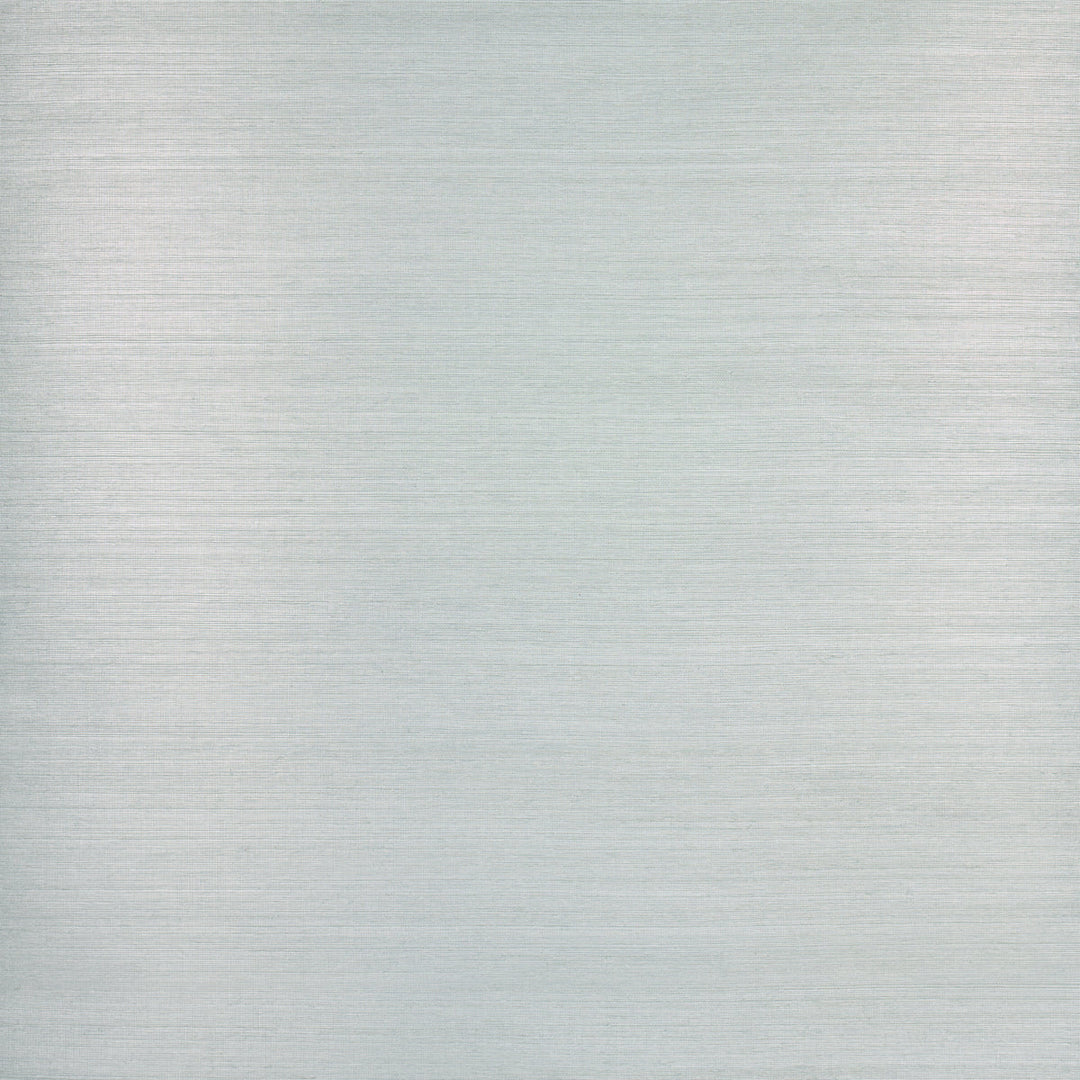 Schumacher Wallcovering Hemp Shimmer - Sky Shimmer