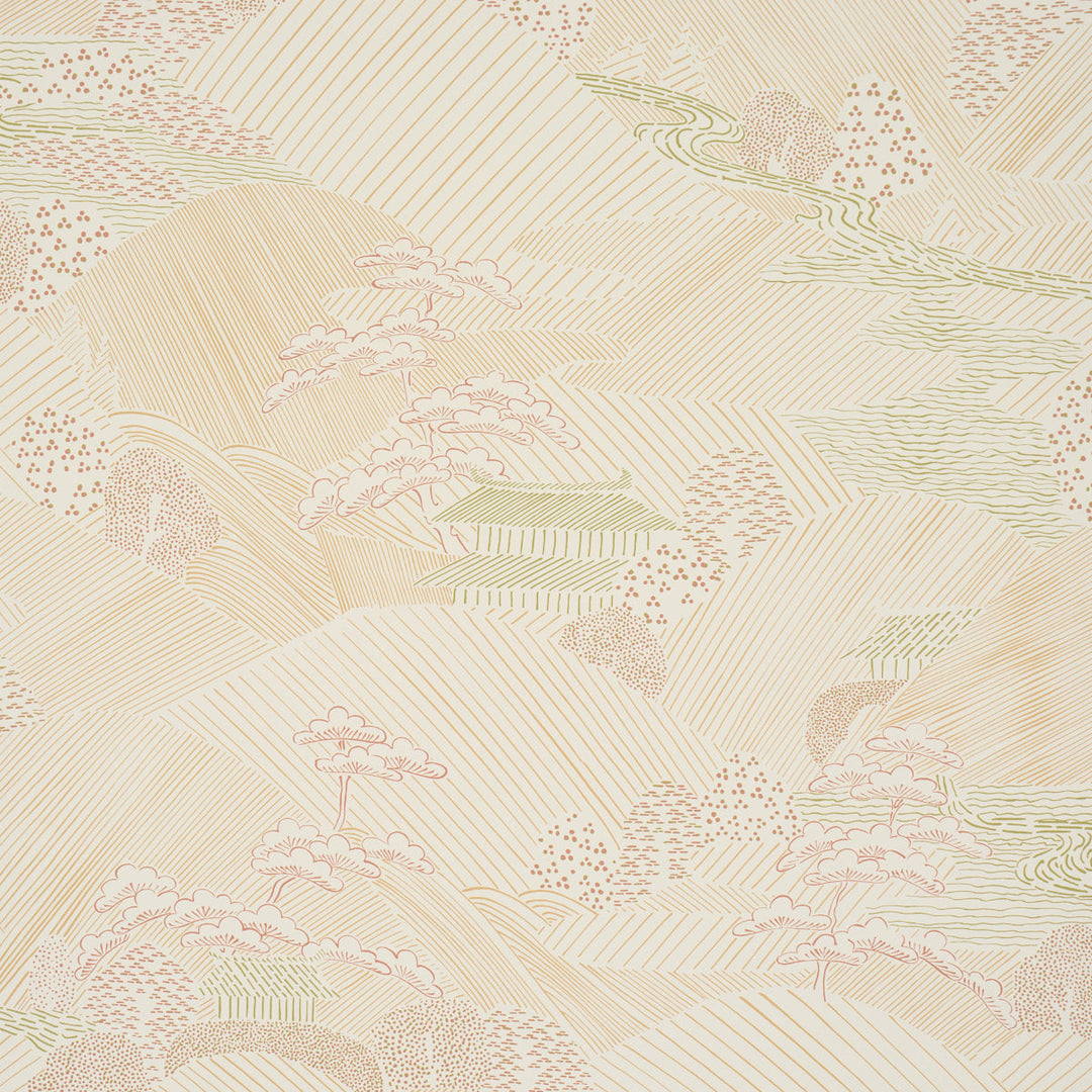 Schumacher Wallcovering Nikko - Neutral