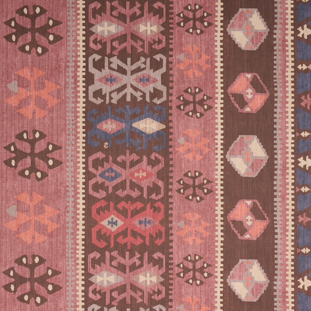 Schumacher Wallcovering Sahane - Faded Rust