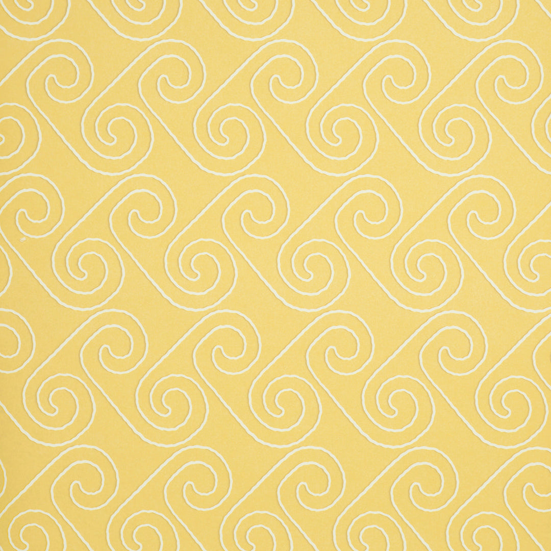 Schumacher Wallcovering Fortuna - Light Yellow