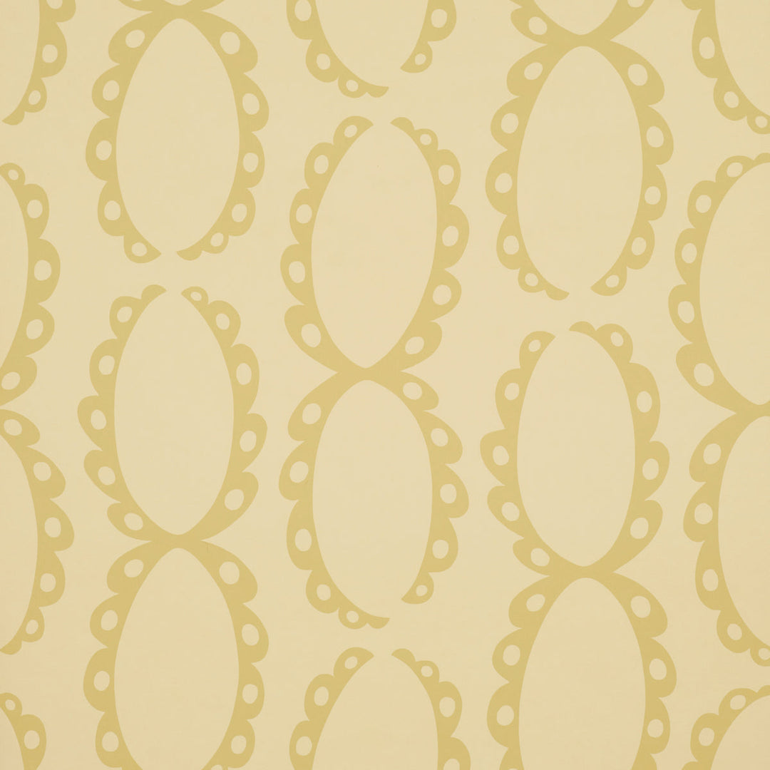 Schumacher Wallcovering The Saints - Soft Gold