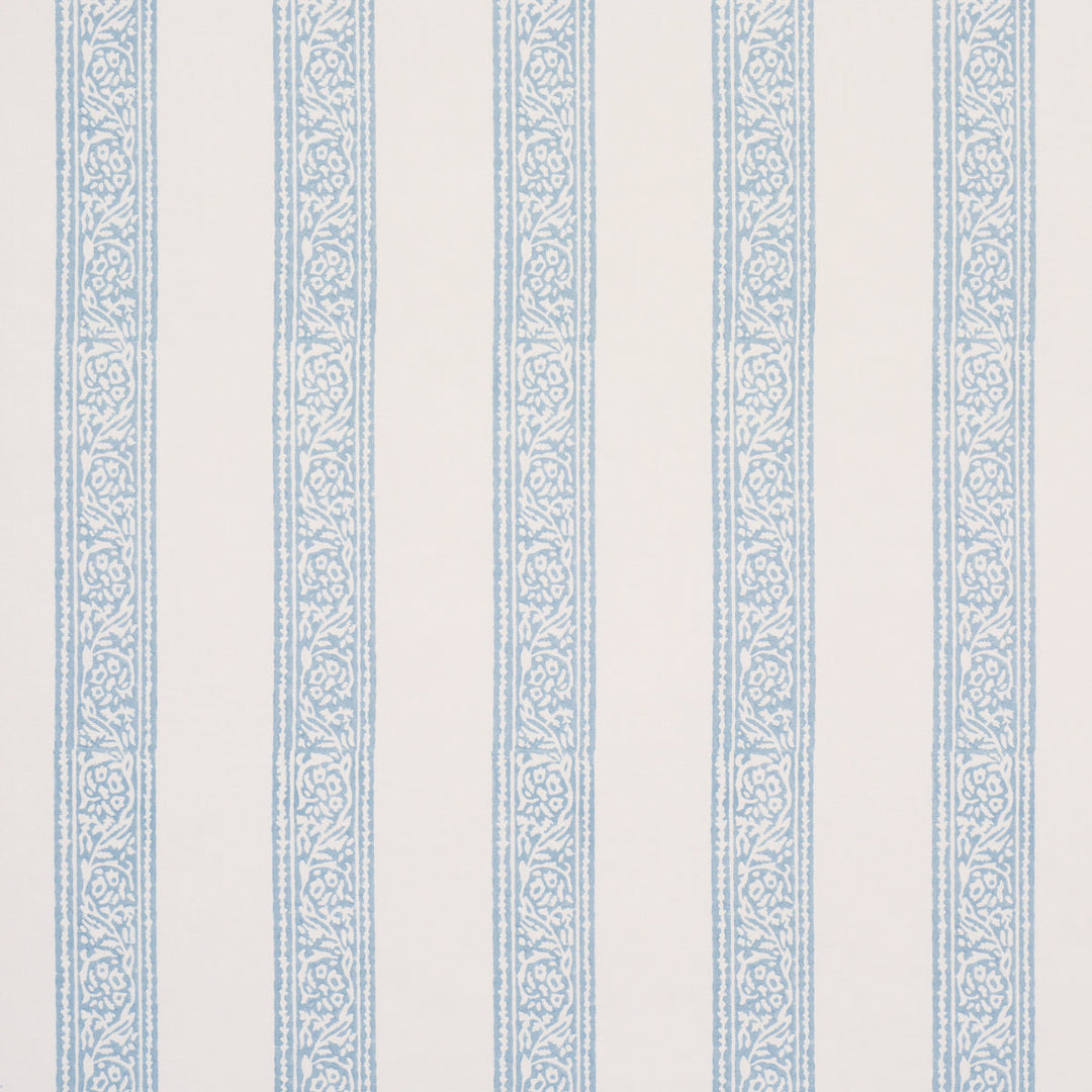 Schumacher Wallcovering Mahdavi Stripe - Sky