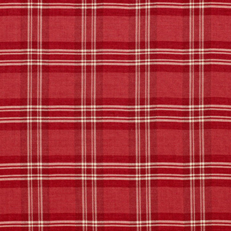 Check Rustique Cranberry 50202 by Schumacher Fabric Schumacher Fabric Check Rustique Cranberry 50202Fabric COTTON 100% INDIA </p><p>Repeat: H: HORZ. 4 1/4" (11CM) , V: VERT. 4 1/4" (11CM) 54 - Fabric Carolina -
