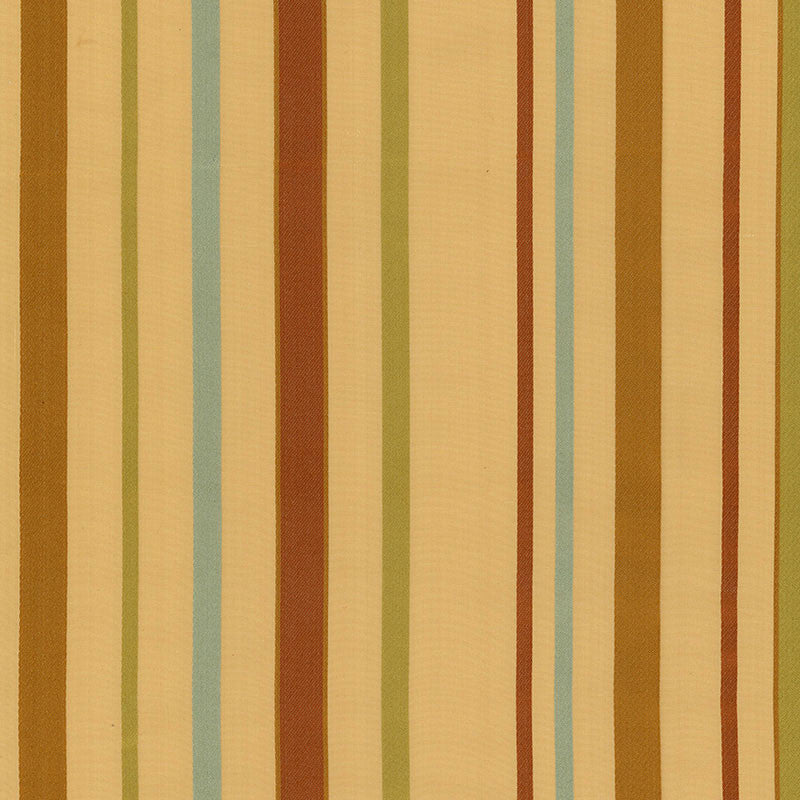 Alessandra Silk Stripe Gold 51484 by Schumacher Designer Fabric CHROMA F05 SILK 100% INDIA WYZENBEEK 5,000 </p><p>Repeat: Horizontal: 13 3/4" (35CM) and Vertical: 54 - Swanky Fabrics -