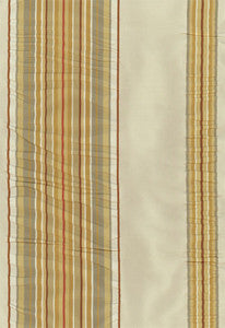 Schumacher Fabric Bizet Ruched Stripe Fresco 51943