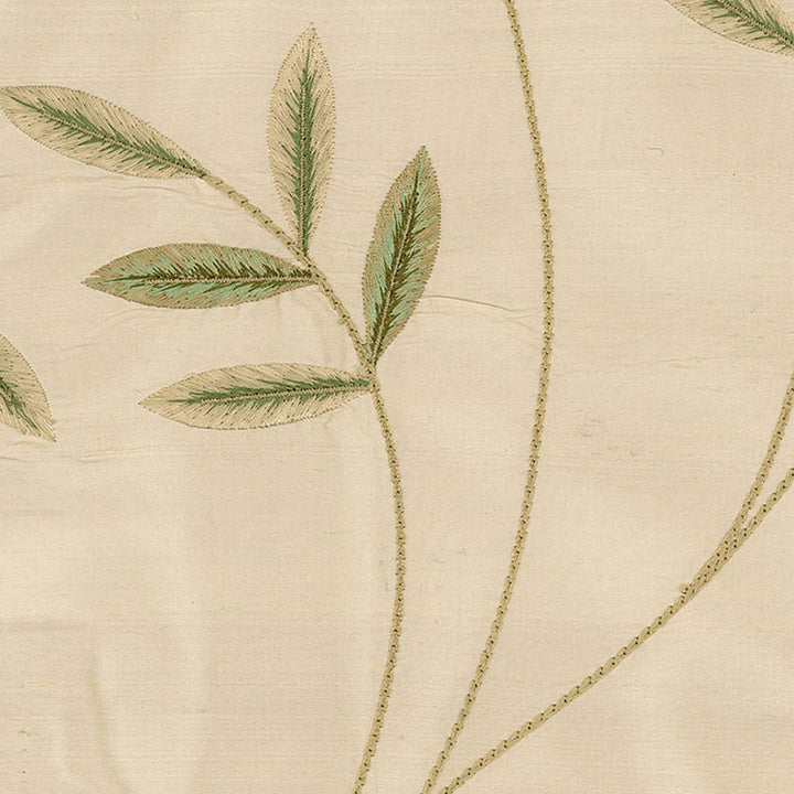 Vigne Embroidery Willow 52081 by Schumacher Designer Fabric SCHUMACHER WOVENS S06 See Sample INDIA LIGHT DUTY </p><p>Repeat: Horizontal: 28 5/8" (73CM) and Vertical: 30 1/4" (77CM) 57 2/8" WIDE (145CM) - Swanky Fabrics -