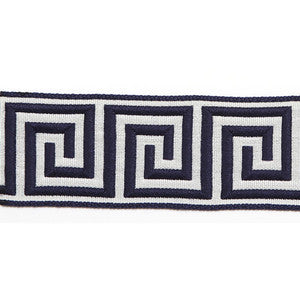 Europatex Fabric Hellenic Key Jacquard Tape Marine