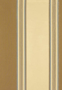 Schumacher Fabric Ava Silk Stripe Mocha 52370