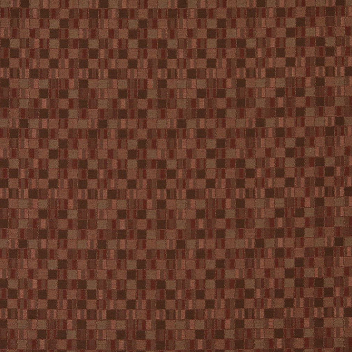 5253 Wine by Charlotte Designer Fabric Decorative Durables IX 100% Woven Polyester Made In USA Exceeds 100,000 Wyzenbeek Rubs (Heavy Duty) Horizontal: 4.5" x Vertical: 4.5" 54 Inches - Swanky Fabrics -
