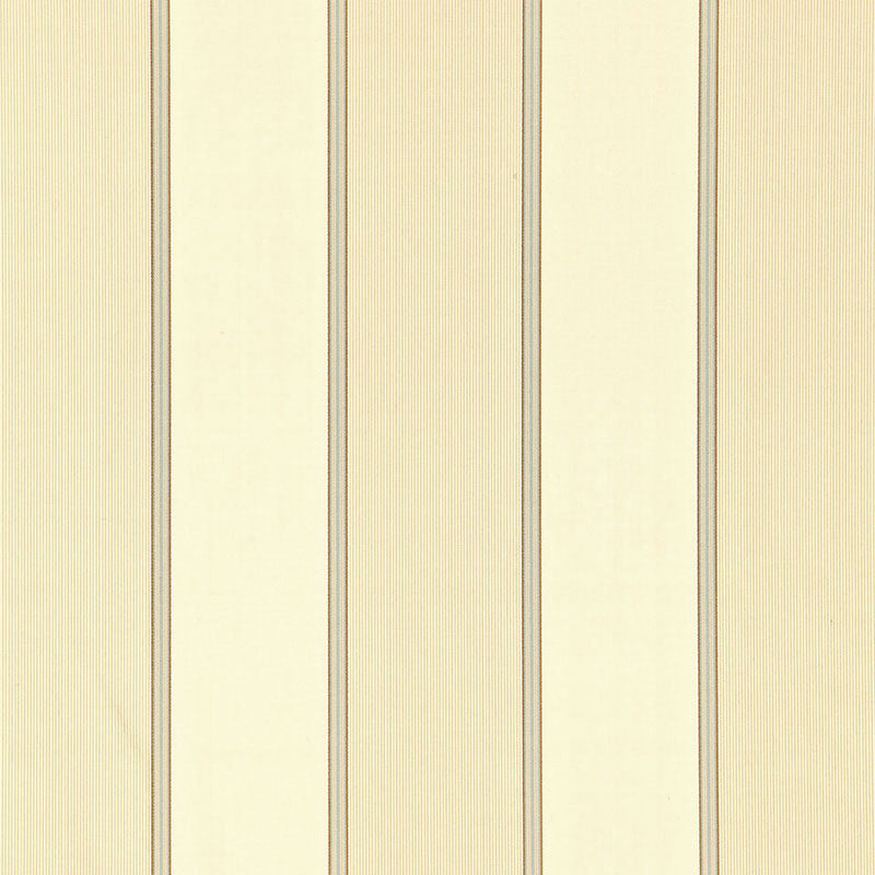 Sophia Silk Stripe Champagne 52712 by Schumacher Designer Fabric BEEKMAN SILKS (STRIPES) F06 See Sample INDIA NOT APPLICABLE </p><p>Repeat: Horizontal: 6" (15CM) and Vertical: - 54 2/8" WIDE (138CM) - Swanky Fabrics -
