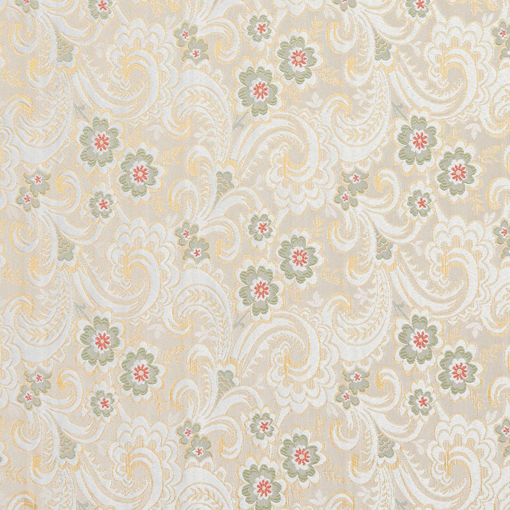 5391 Spring by Charlotte Designer Fabric Timeless Treasures II & Ring Book Page #27 100% Woven Polyester Asia Exceeds 100,000 Wyzenbeek Rubs (Heavy Duty) Horizontal: 12" x Vertical: 7" 54 Inches - Swanky Fabrics -