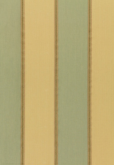 Fitzroy Stripe Aqua/Sand 54043 by Schumacher Fabric Schumacher Fabric Fitzroy Stripe Aqua/Sand 54043Fabric COTTON 85% ITALY </p><p>Repeat: H: HORZ. 13 7/8" (35CM) , V: 55.5 - Fabric Carolina -
