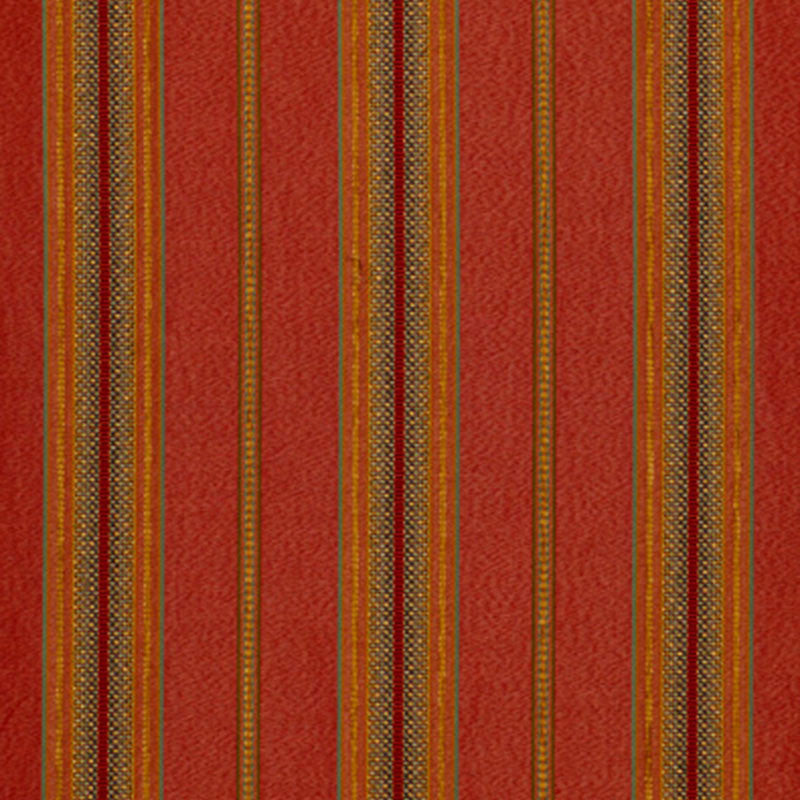 Sinclair Chenille Stripe Rouge 54060 by Schumacher Designer Fabric CHROMA SP14 See Sample ITALY MEDIUM DUTY </p><p>Repeat: Horizontal: 6 7/8" (17CM) and Vertical: - 55" WIDE (140CM) - Swanky Fabrics -