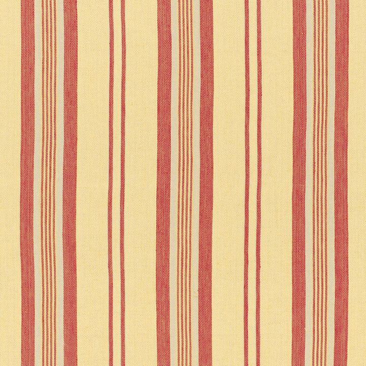 Sagaponic Linen Stripe Berry 54153 by Schumacher Designer Fabric CHROMA LINEN 100% INDIA </p><p>Repeat: Horizontal: 6 7/8" (17CM) and Vertical: 54.5 - Swanky Fabrics -