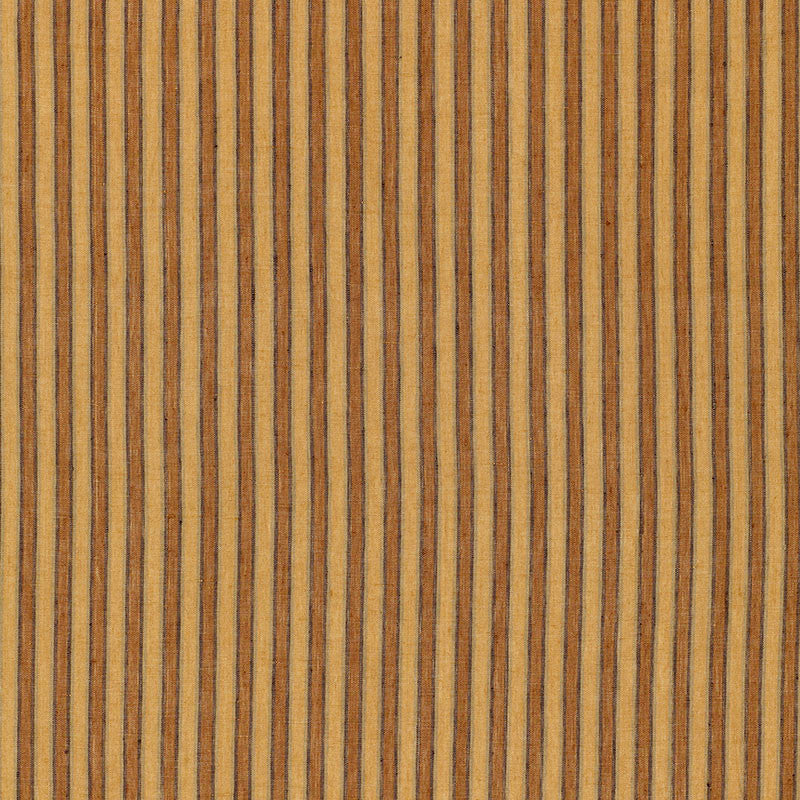 Wainscott Linen Stripe Pecan 54173 by Schumacher Fabric Schumacher Fabric Wainscott Linen Stripe Pecan 54173Fabric LINEN 100% INDIA </p><p>Repeat: H: HORZ. 7/8" (2CM) , V: 54 - Fabric Carolina -
