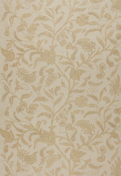 Amagansett Linen Crewel Ecru 54191 by Schumacher Designer Fabric - 60% Linen, 40% Wool Wyzenbeek 14,000 Horizontal: 52 and Vertical: 34 54 - Swanky Fabrics -