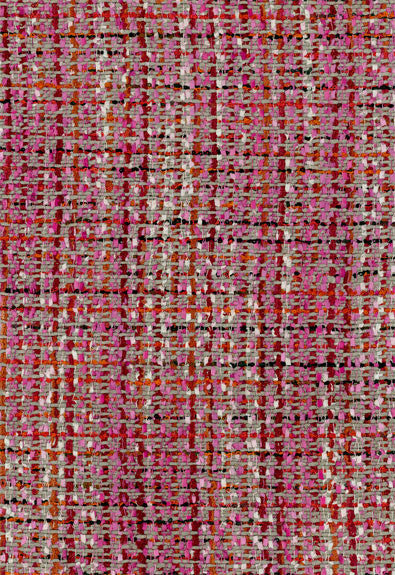 Babe's Tweed Maraschino 54231 by Schumacher Designer Fabric Chroma 46% Viscose, 28% Silk, 18% Polyester, 8% Cotton Martindale 1,000 Horizontal: - and Vertical: - 54 - Swanky Fabrics -