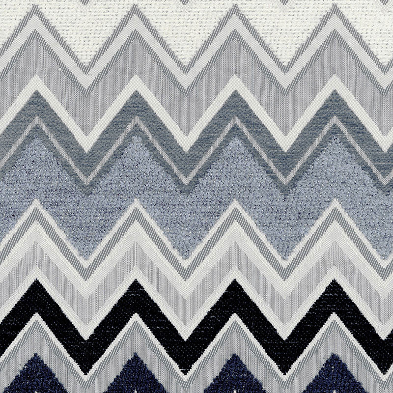 Zenyatta Mondatta Noir & Blanc 54792 by Schumacher Designer Fabric CHROMA SP14 COTTON 48% ACRYLIC 26% ITALY MARTINDALE 18,000 </p><p>Repeat: Horizontal: 2 3/4" (7CM) and Vertical: 13 3/4" (35CM) 54 - Swanky Fabrics -
