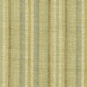 Schumacher Fabric Medivici Chenille Stripe Mineral / Celadon 54891