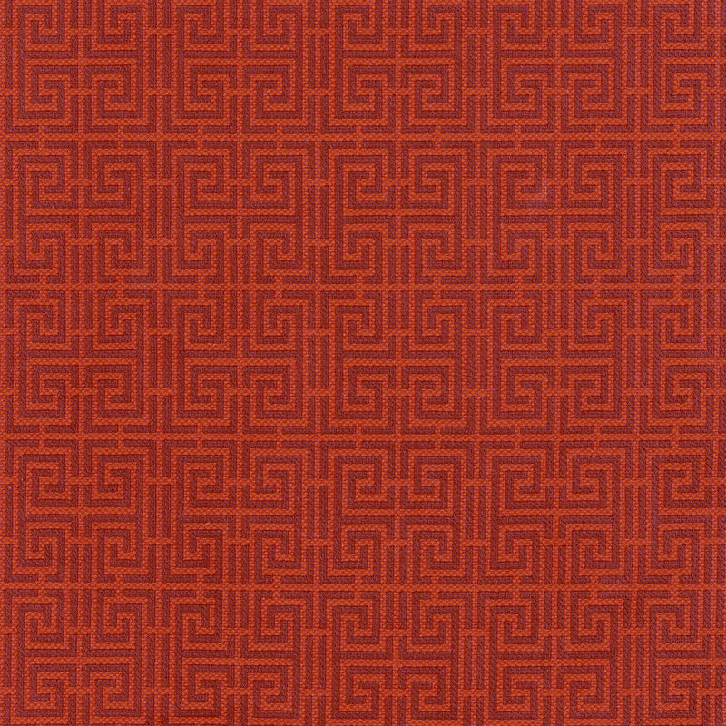 Chinois Fret Oxblood / Lacquer 54951 by Schumacher Fabric Schumacher Fabric Chinois Fret Oxblood / Lacquer 54951Fabric COTTON 95% FRANCE </p><p>Repeat: H: HORZ. 4 1/2" (11CM) , V: VERT. 2 3/8" (6CM) 56 - Fabric Carolina -