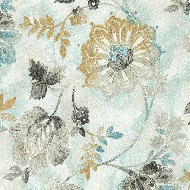 LIGHT-HEARTED SPA 550140 by Kelly Ripa Home Designer Fabric - 100% COTTON 9000 Horizontal: 27 and Vertical: 13.5 54 - Swanky Fabrics -