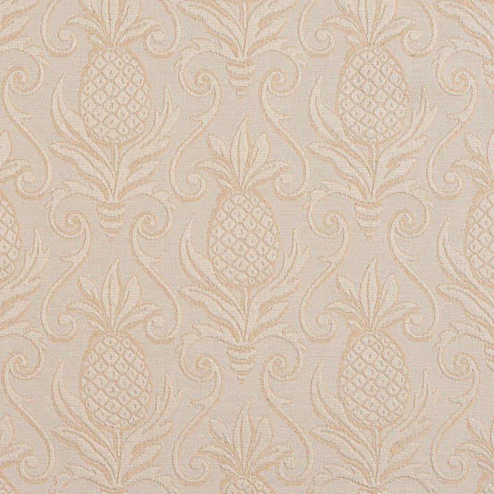 5519 Ivory/Pineapple by Charlotte Designer Fabric Enchanted Gardens 75% Cotton, 25% Polyester Asia Exceeds 70,000 Wyzenbeek Rubs (Heavy Duty) Horizontal: 7.0" x Vertical: 7.5" 54 Inches - Swanky Fabrics -