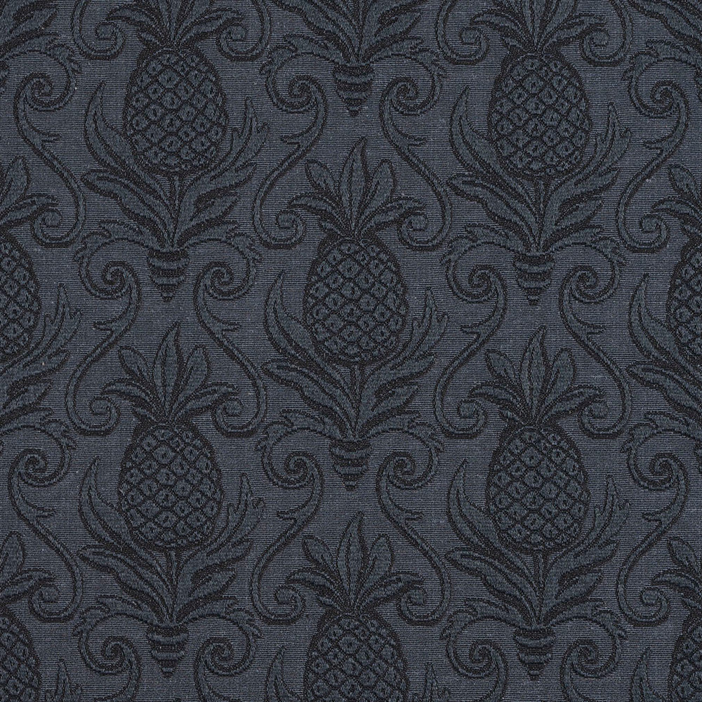 5521 Delft/Pineapple by Charlotte Designer Fabric Enchanted Gardens 75% Cotton, 25% Polyester Asia Exceeds 70,000 Wyzenbeek Rubs (Heavy Duty) Horizontal: 7.0" x Vertical: 7.5" 54 Inches - Swanky Fabrics -