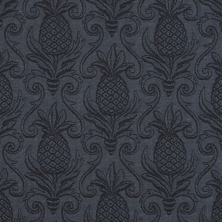 5521 Delft/Pineapple by Charlotte Designer Fabric Enchanted Gardens 75% Cotton, 25% Polyester Asia Exceeds 70,000 Wyzenbeek Rubs (Heavy Duty) Horizontal: 7.0" x Vertical: 7.5" 54 Inches - Swanky Fabrics -