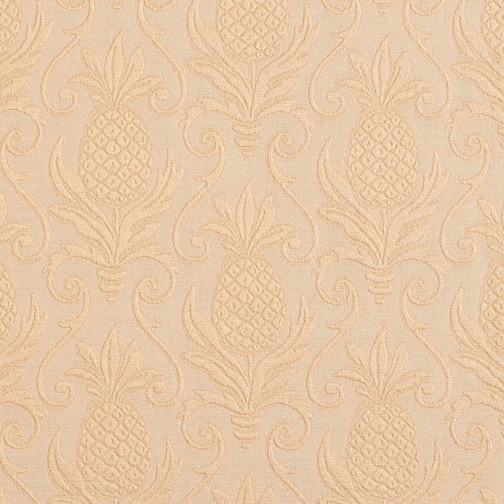 5526 Natural/Pineapple by Charlotte Designer Fabric Enchanted Gardens 75% Cotton, 25% Polyester Asia Exceeds 70,000 Wyzenbeek Rubs (Heavy Duty) Horizontal: 7.0" x Vertical: 7.5" 54 Inches - Swanky Fabrics -
