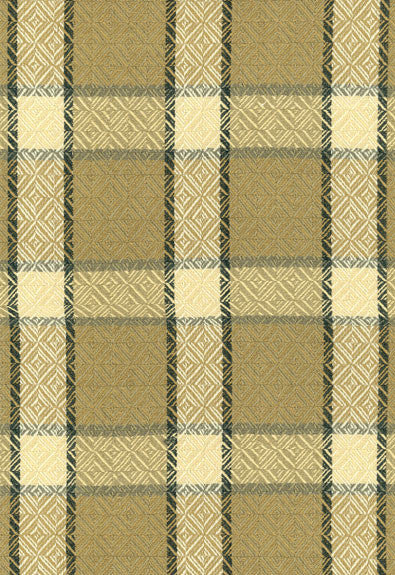 Chesterfield Plaid Cork 55331 by Schumacher Designer Fabric Chroma 54% Cotton, 46% Wool Wyzenbeek 10,000 Horizontal: 4.5 and Vertical: 4.5 54 - Swanky Fabrics -